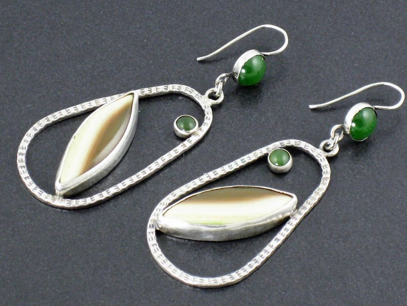 Vintage Handmade Silver Earring