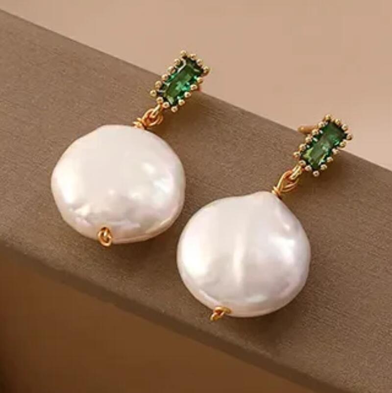 Delicate Artisan Pearl Earring