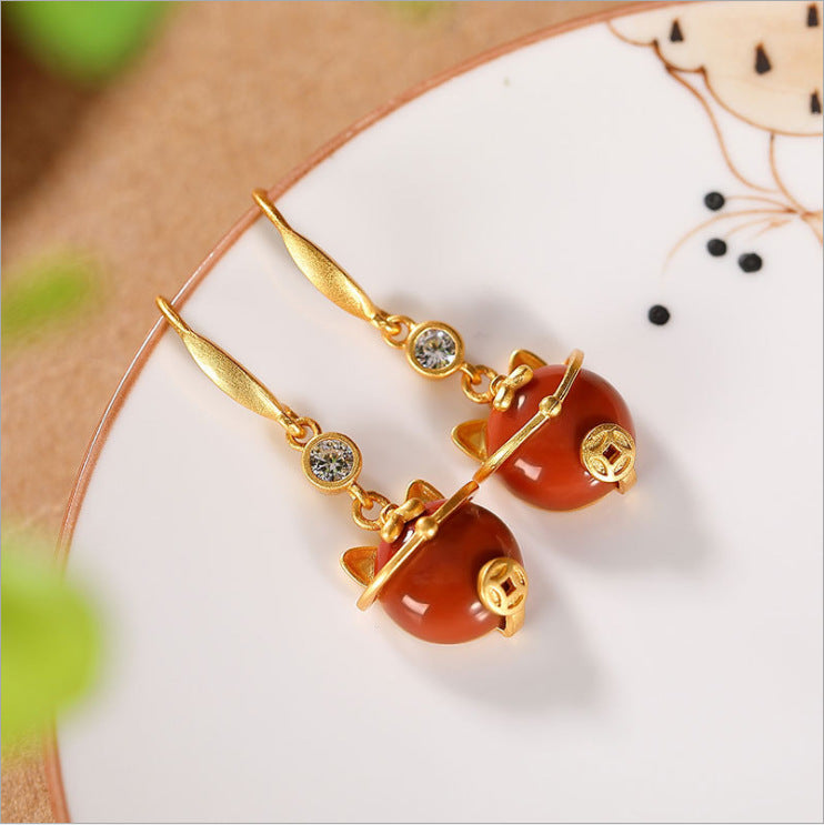 Beautiful Gold Earring with Unique Style