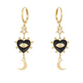 Vintage Handmade Gold Earring