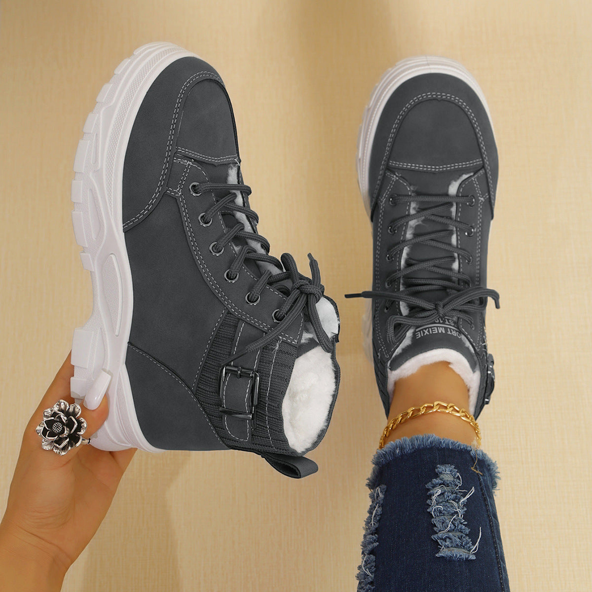 Graceful Orthopedic Boots for Modern Look