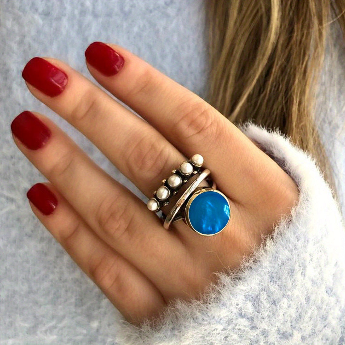 Vintage Handmade Pearl Ring