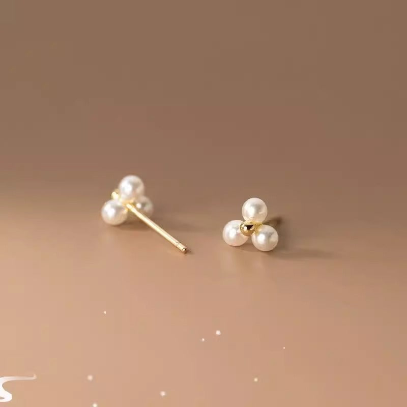Delicate Artisan Pearl Earring