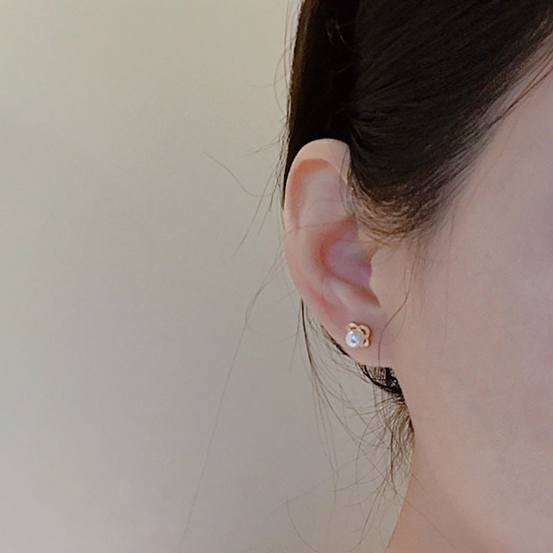 Delicate Artisan Pearl Earring