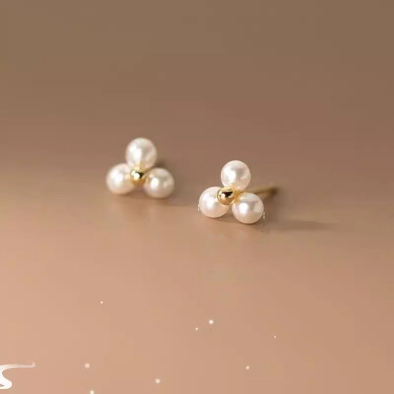 Delicate Artisan Pearl Earring