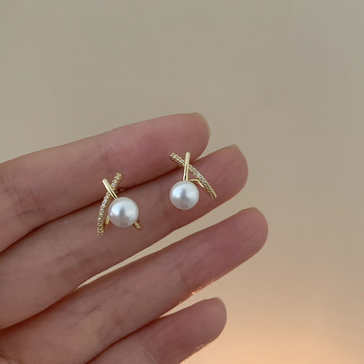 Vintage Handmade Pearl Earring