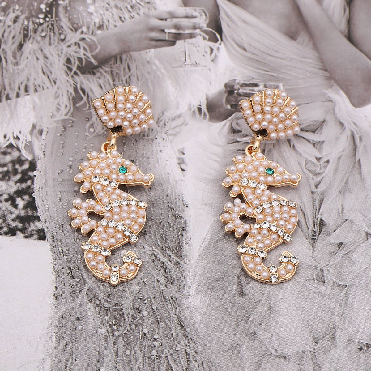 Delicate Artisan Pearl Earring