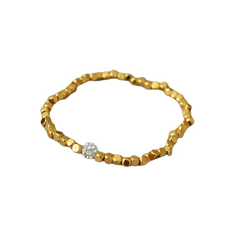 Delicate Artisan Gold Bracelet