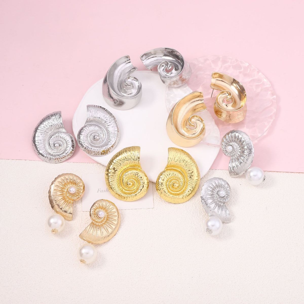 Delicate Artisan Pearl Earring