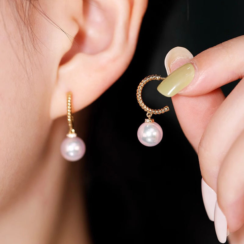 Delicate Artisan Pearl Earring
