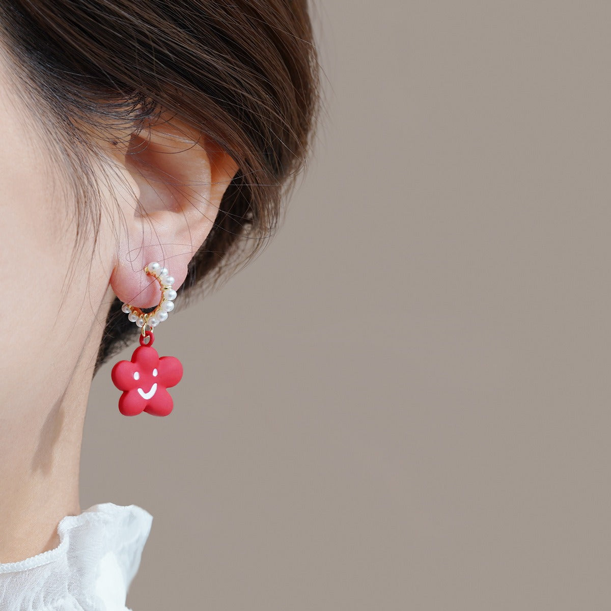 Vintage Handmade Pearl Earring