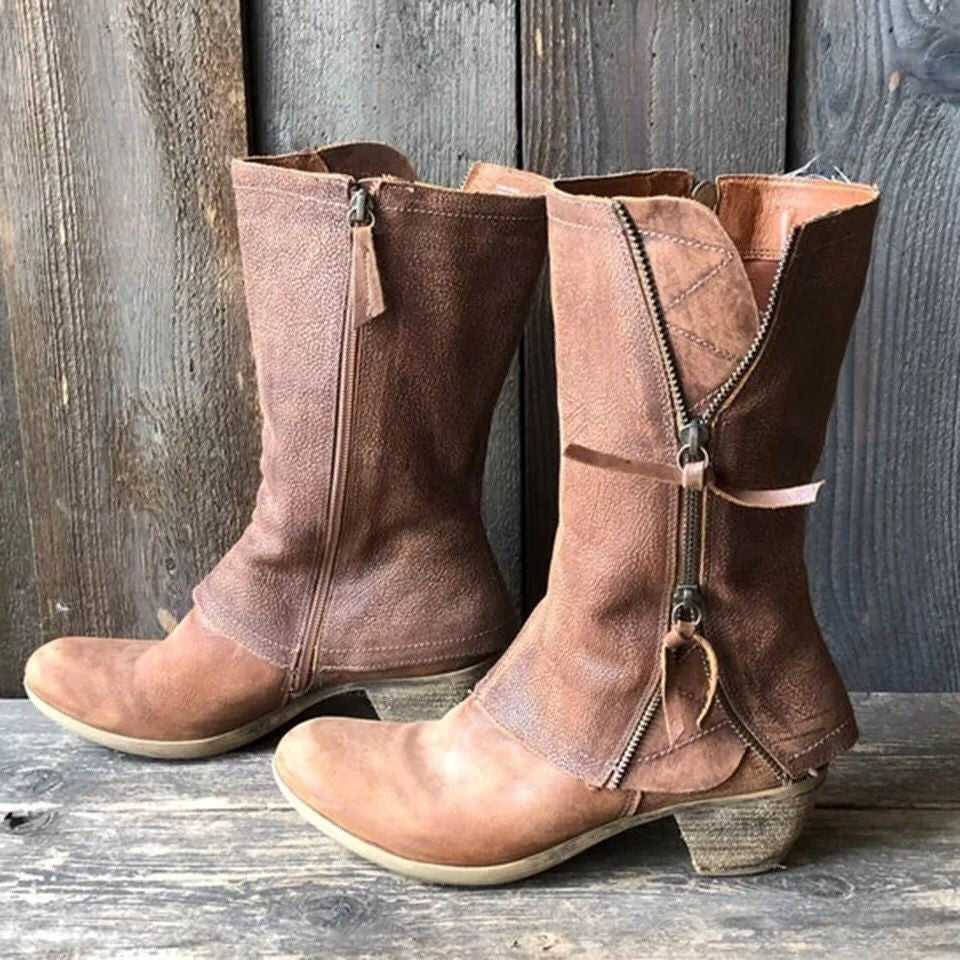 Chic Orthopedic Boots with Unique Design