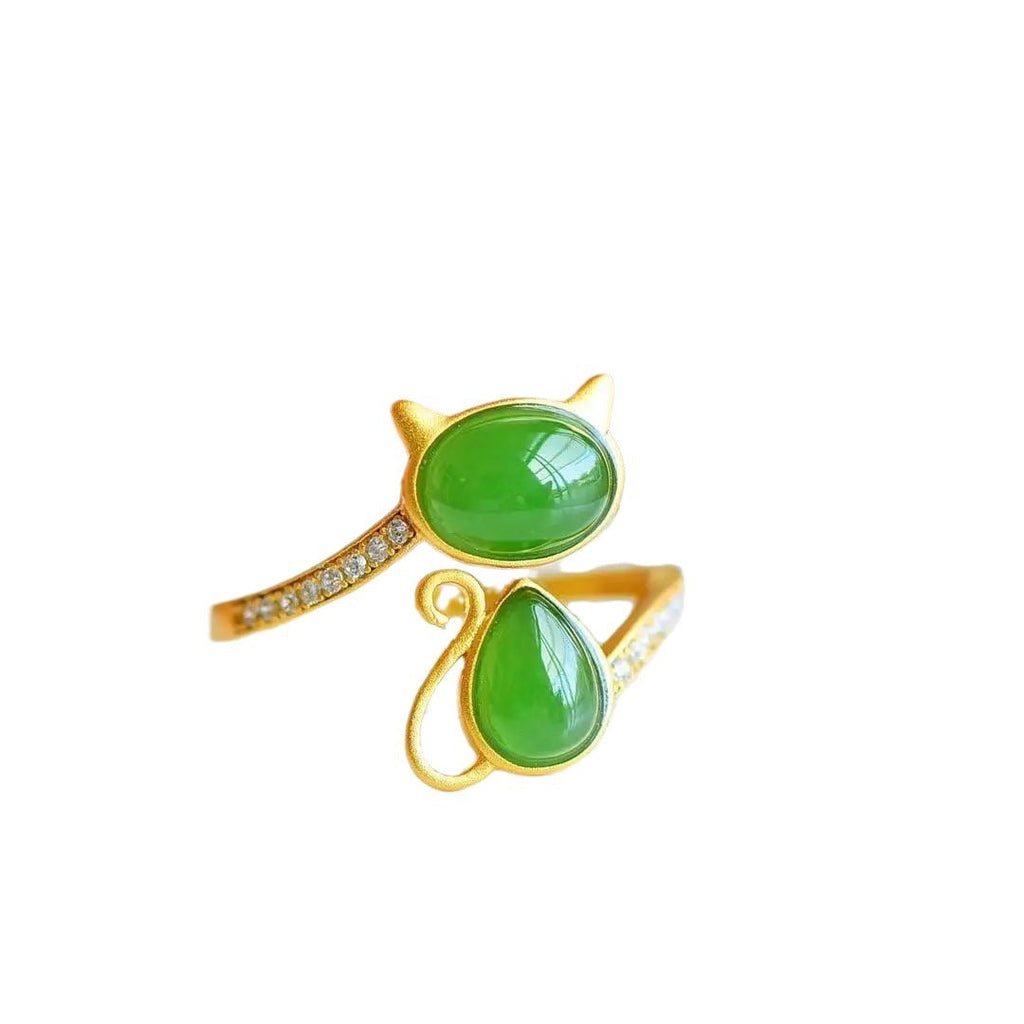 Delicate Artisan Gold Ring