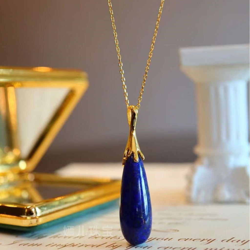 Delicate Artisan Gold Pendant