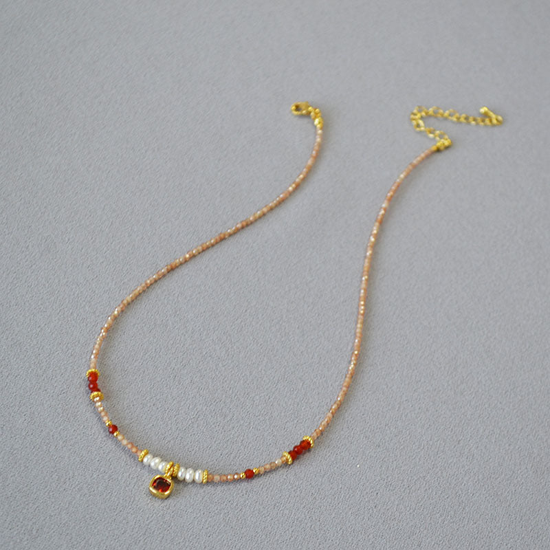 Delicate Artisan Pearl Necklace