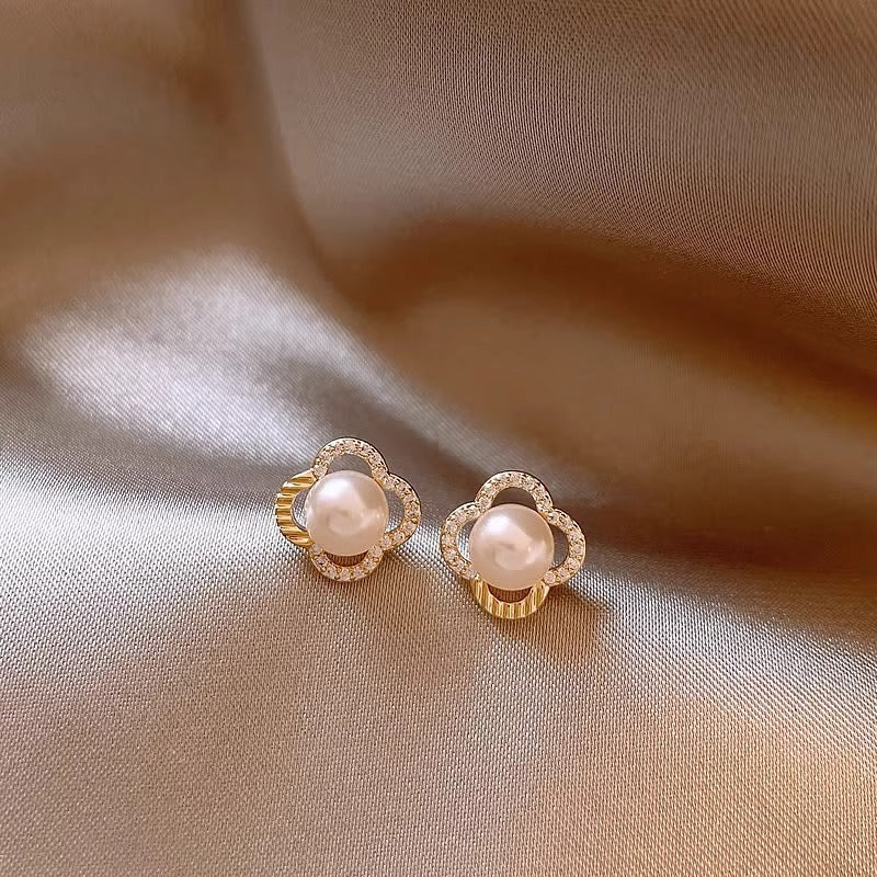 Delicate Artisan Pearl Earring