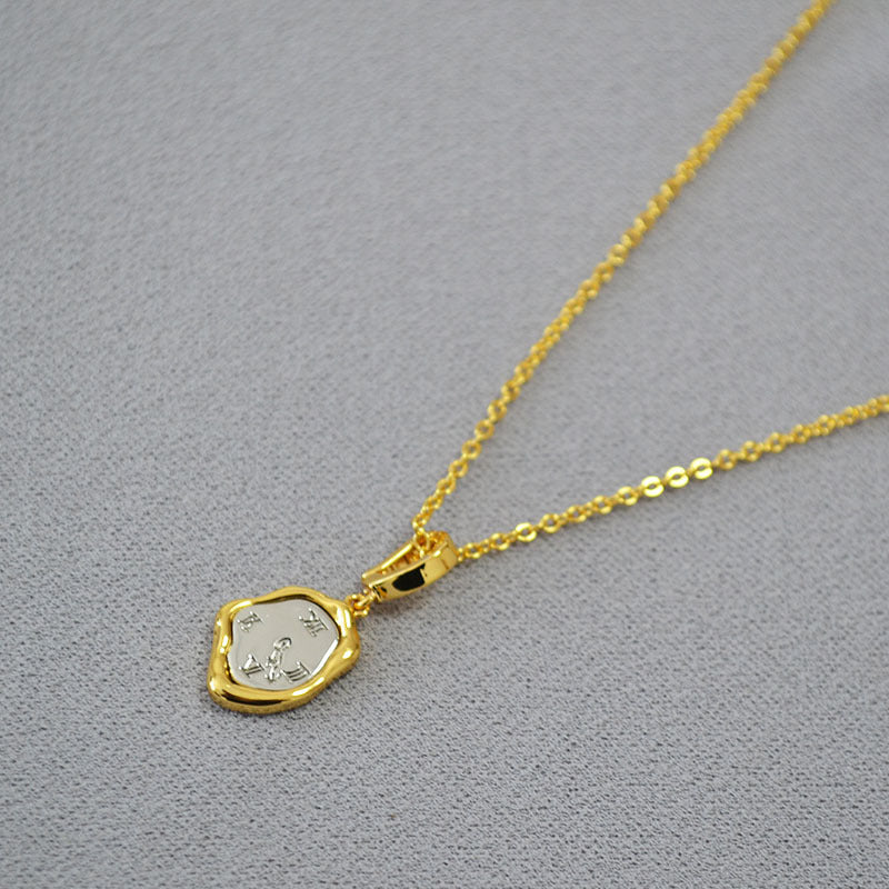 Vintage Handmade Gold Necklace