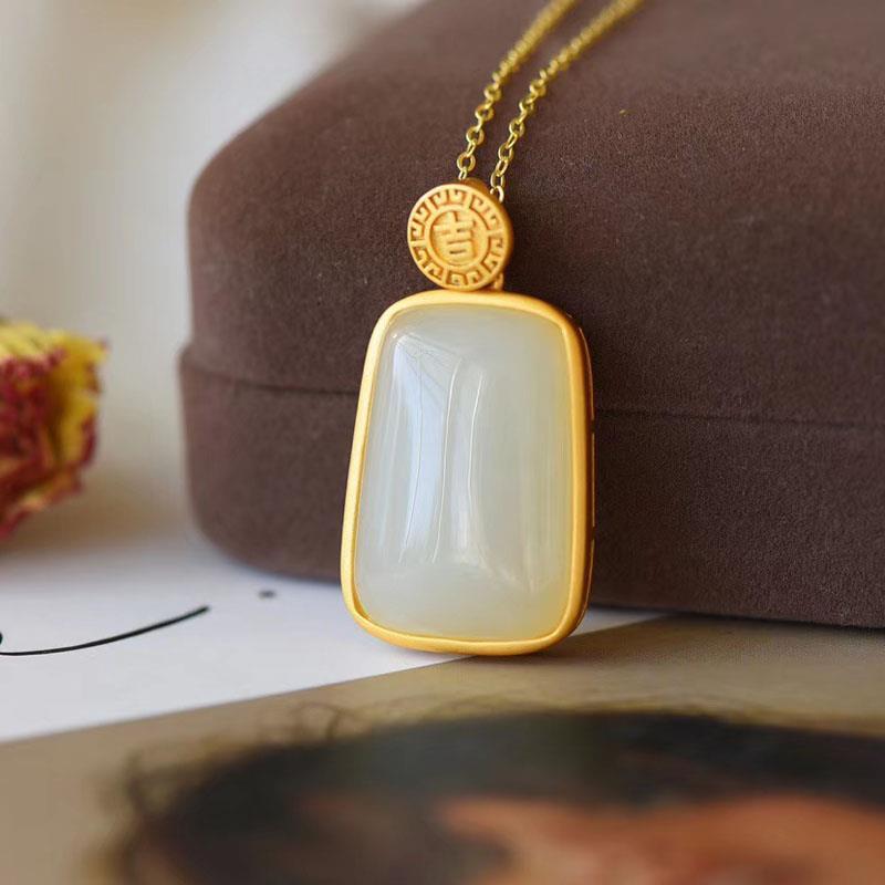 Delicate Artisan Gold Pendant