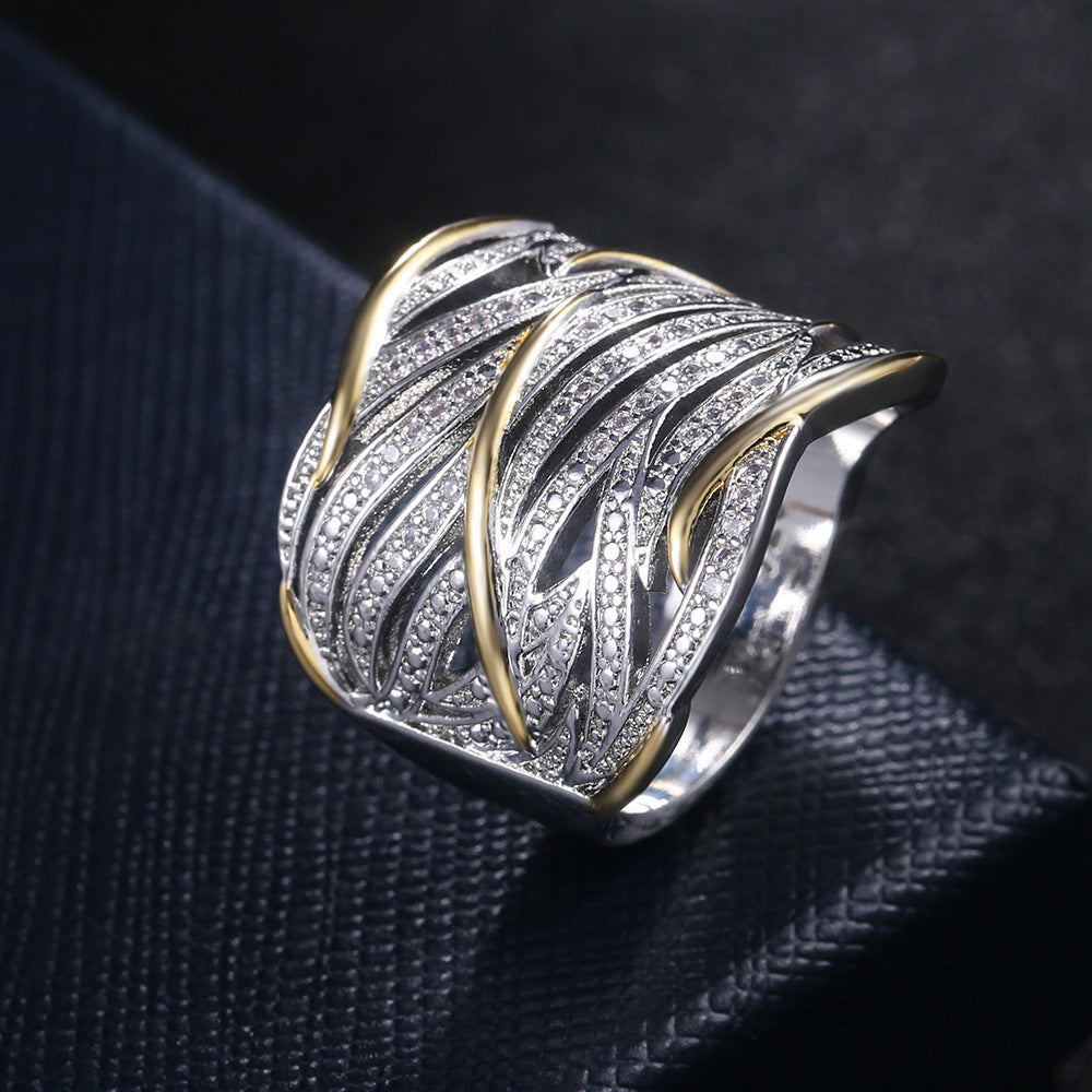 Delicate Artisan Gold Ring