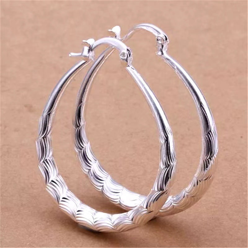 Delicate Artisan Silver Earring