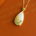 Vintage Handmade Gold Necklace