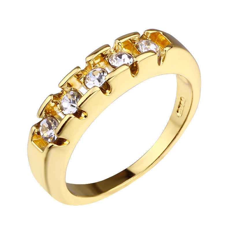 Delicate Artisan Gold Ring