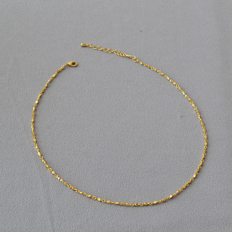 Vintage Handmade Gold Necklace