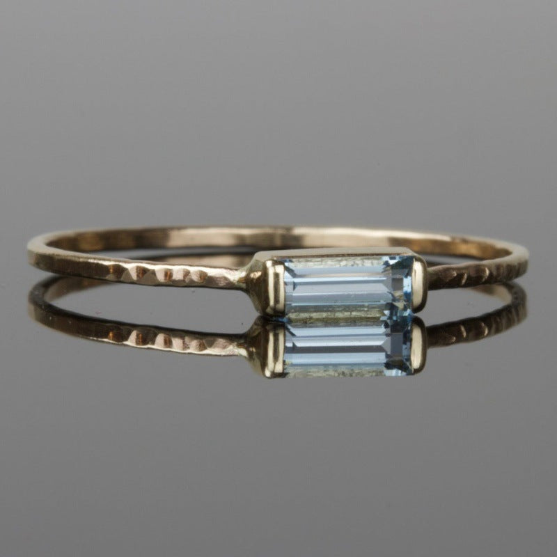Delicate Artisan Gold Ring