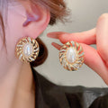 Delicate Artisan Pearl Earring