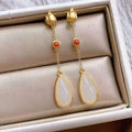Delicate Artisan Gold Earring