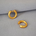Delicate Artisan Gold Earring