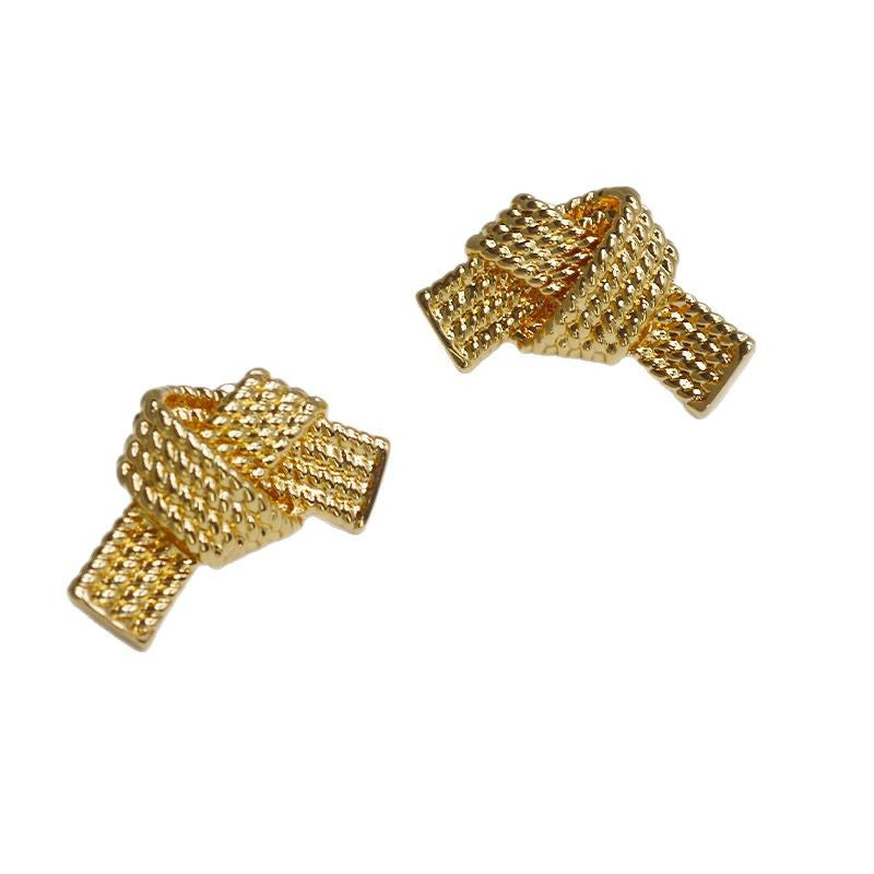 Vintage Handmade Gold Earring