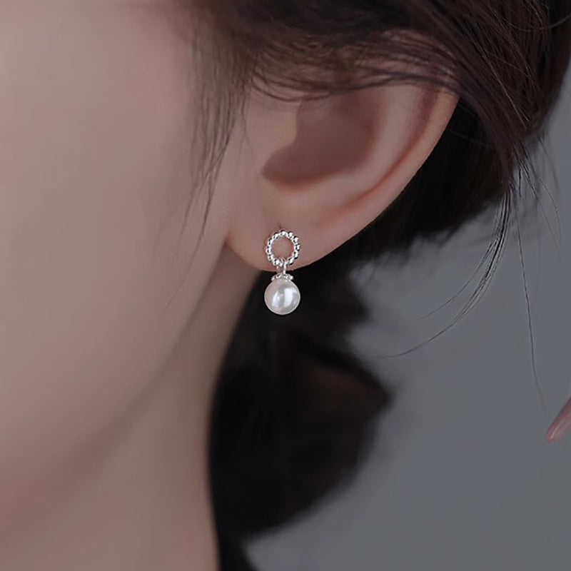 Delicate Artisan Pearl Earring