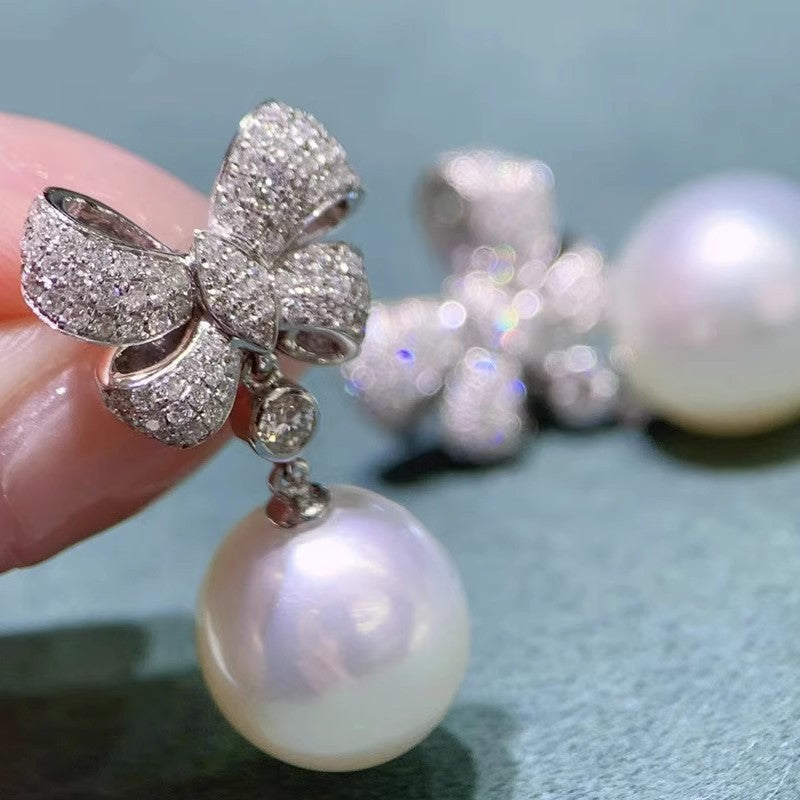 Delicate Artisan Pearl Earring