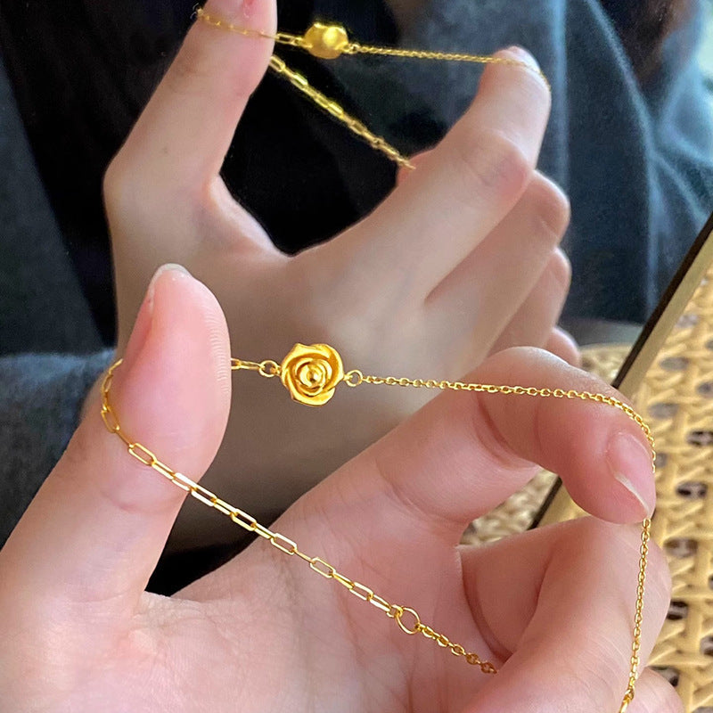 Delicate Artisan Gold Bracelet