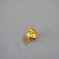 Delicate Artisan Gold Ring
