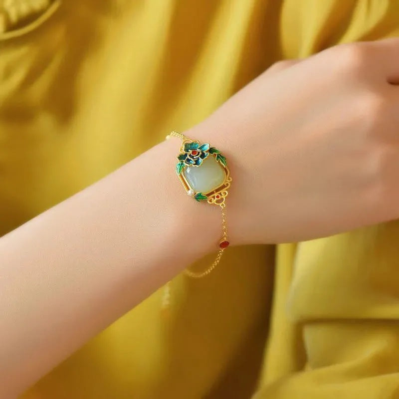 Delicate Artisan Gold Bracelet