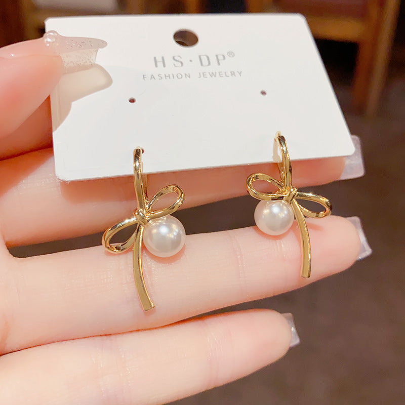 Delicate Artisan Pearl Earring