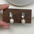 Delicate Artisan Pearl Earring