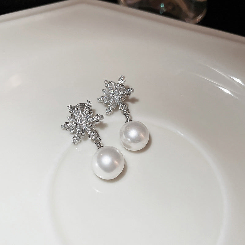 Delicate Artisan Pearl Earring