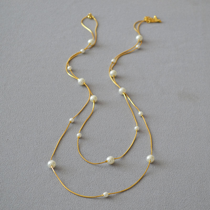 Romantic Pearl Necklace for Special Moments