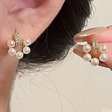 Vintage Handmade Pearl Earring