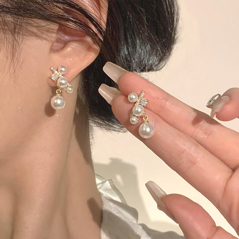 Delicate Artisan Pearl Earring