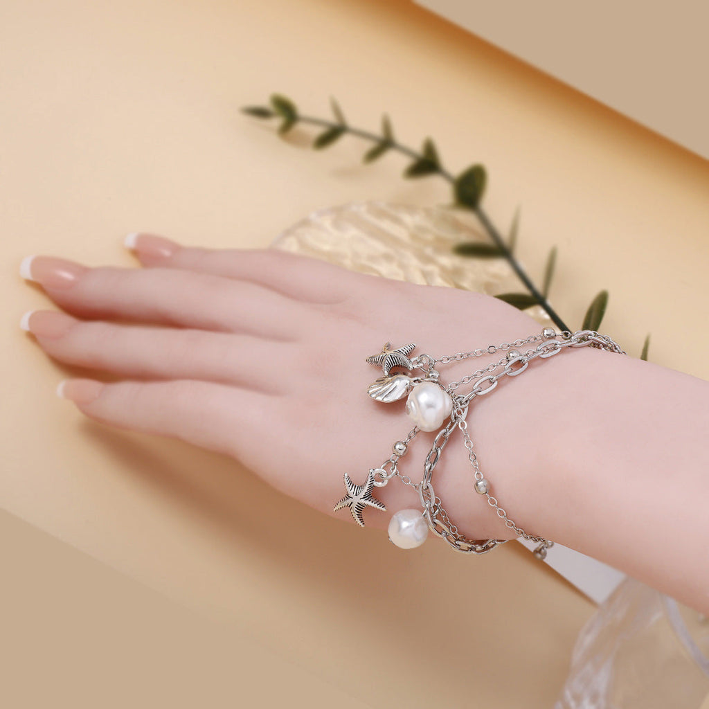 Delicate Artisan Pearl Bracelet