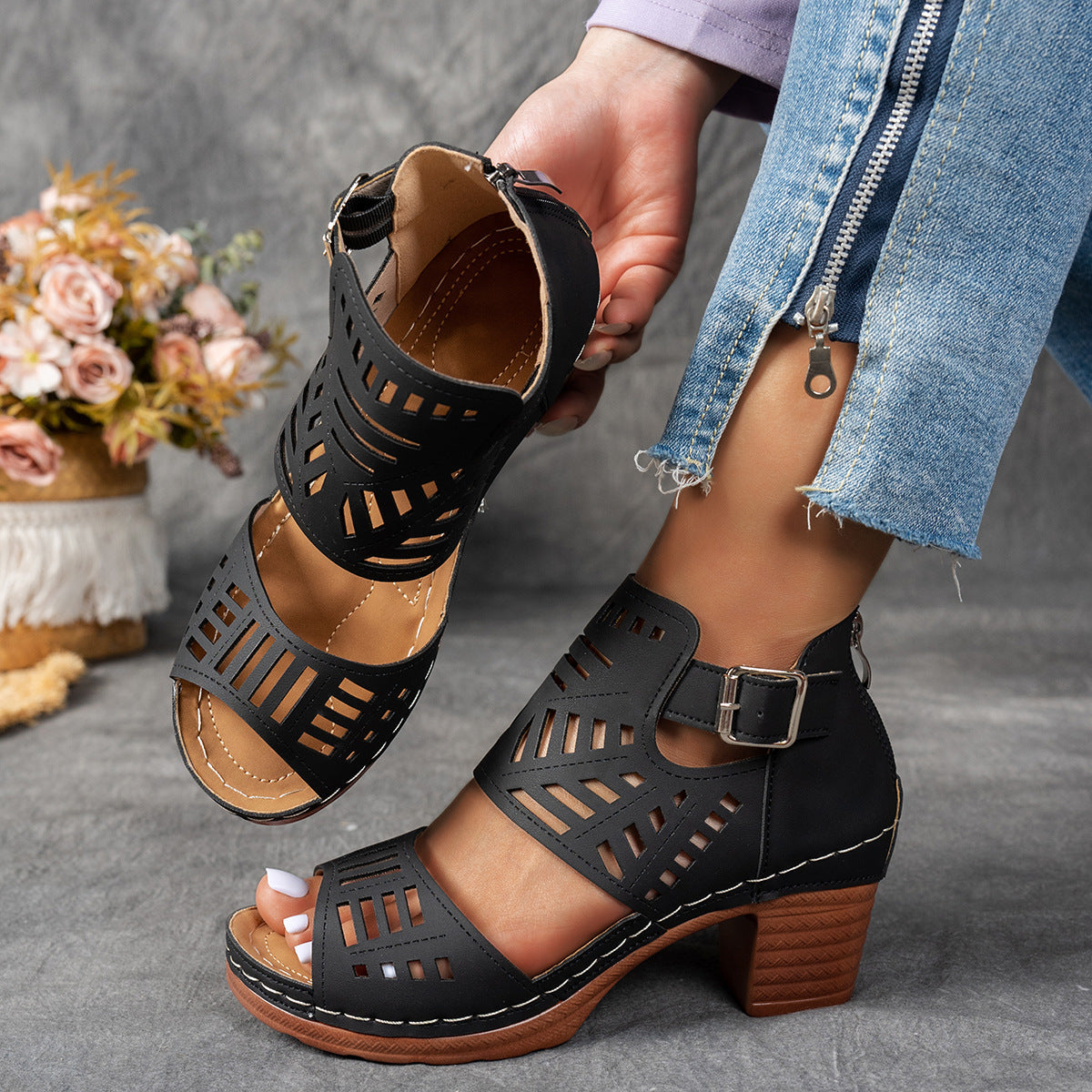 Chic Orthopedic Shoes with Unique Design