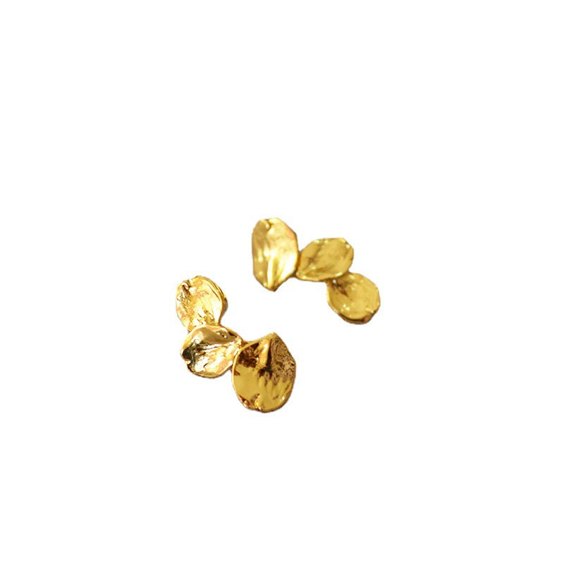 Vintage Handmade Gold Earring
