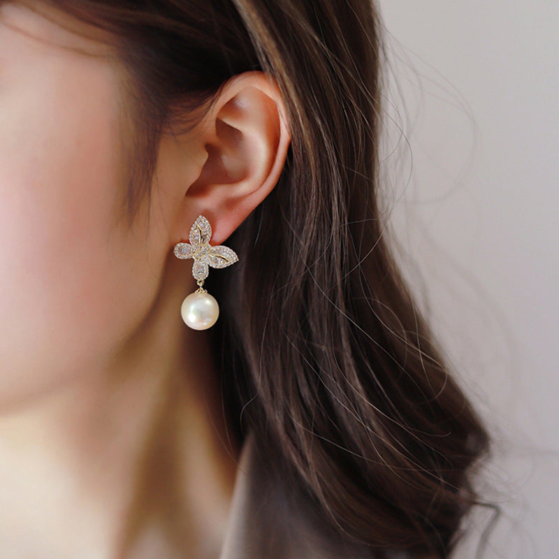 Vintage Handmade Pearl Earring