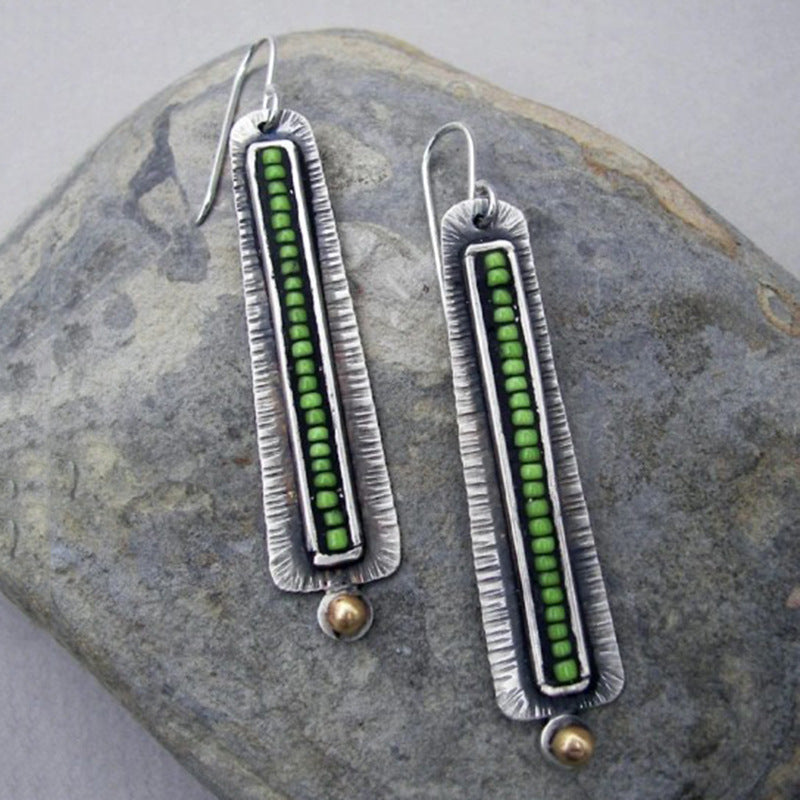 Vintage Handmade Silver Earring