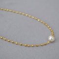 Vintage Handmade Gold Necklace