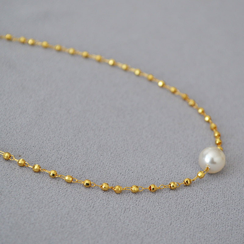 Vintage Handmade Gold Necklace